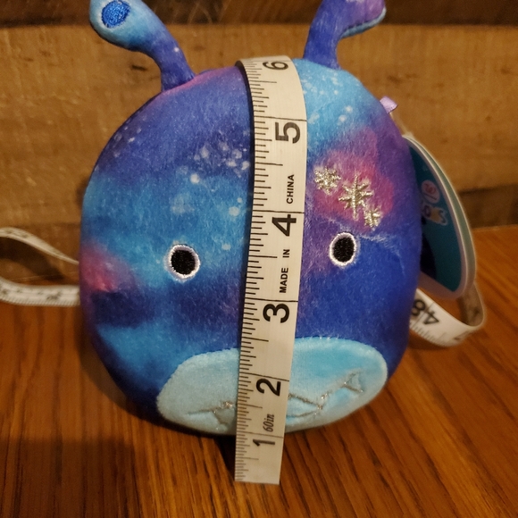 Squishmallow Piaxa Galaxy Alien 5” Purple Blue Tie Dye Plush 2021 Kellytoy NWT - Picture 8 of 11
